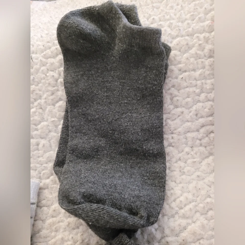 Assorted Women''s Ankle Socks - Black, Gray, White